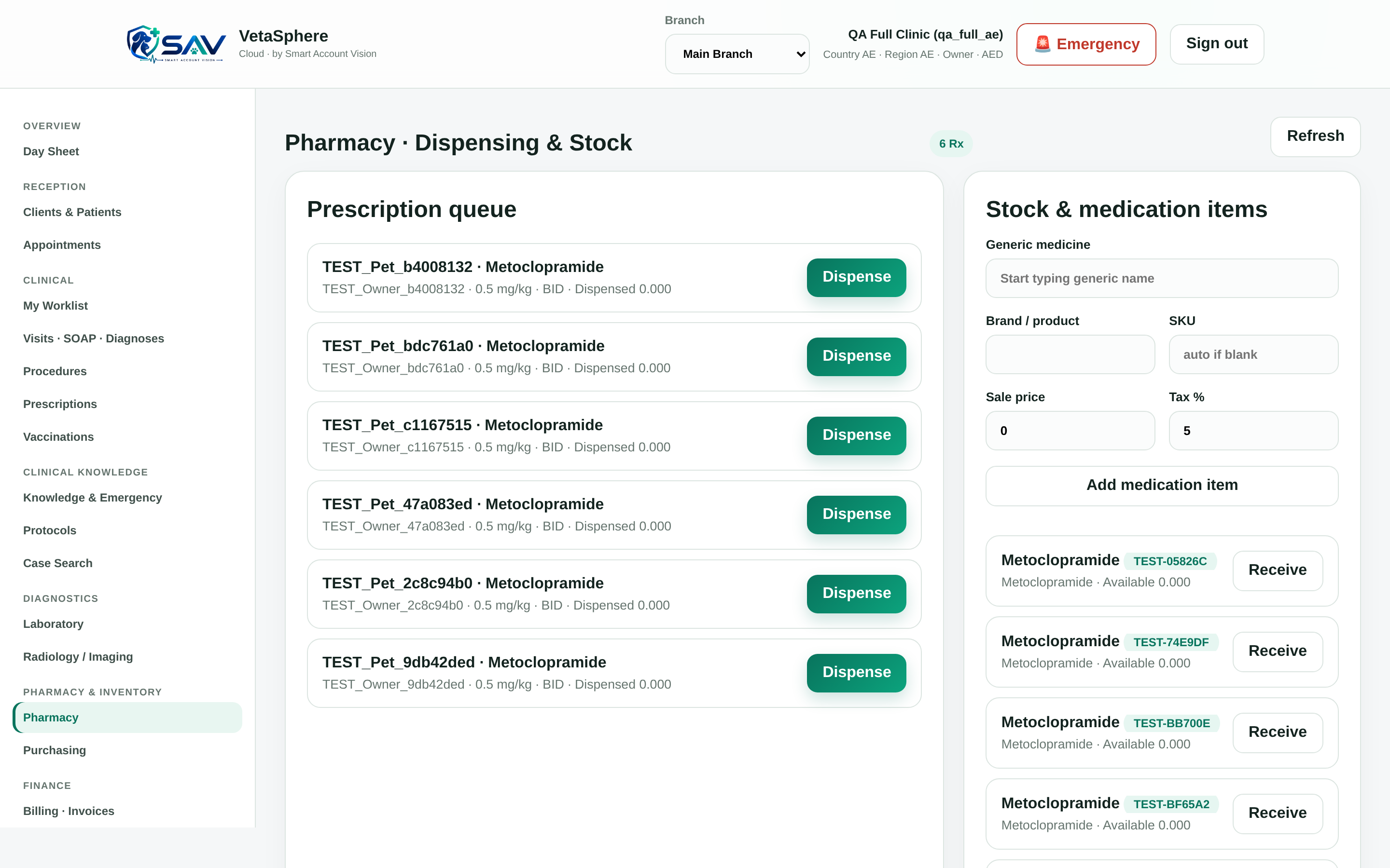 Pharmacy dispensing